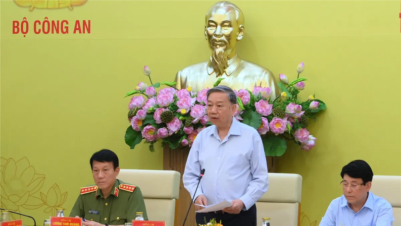 Tổng Bí thư dự Hội nghị Đảng ủy Công an Trung ương