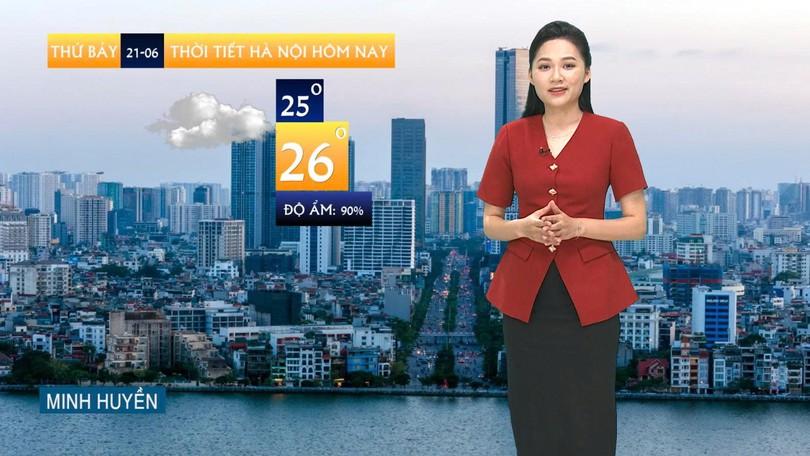 Dự báo thời tiết sáng | 21/06/2025