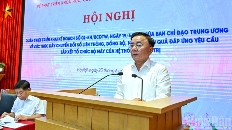 Kiến tạo không gian số quốc gia thống nhất