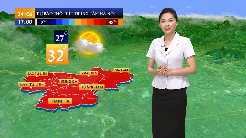 Dự báo thời tiết sáng | 24/06/2025