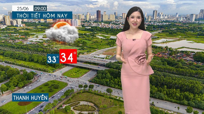 Dự báo thời tiết tối | 25/06/2025