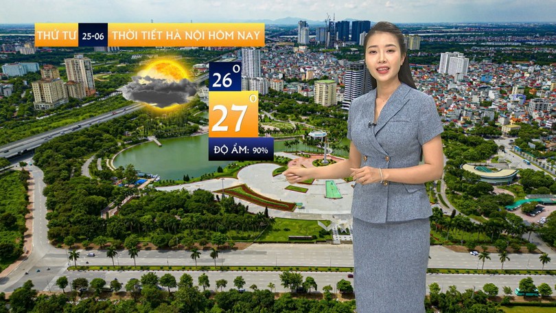 Dự báo thời tiết sáng | 25/06/2025