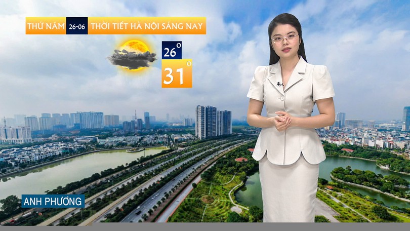 Dự báo thời tiết trưa | 26/06/2025