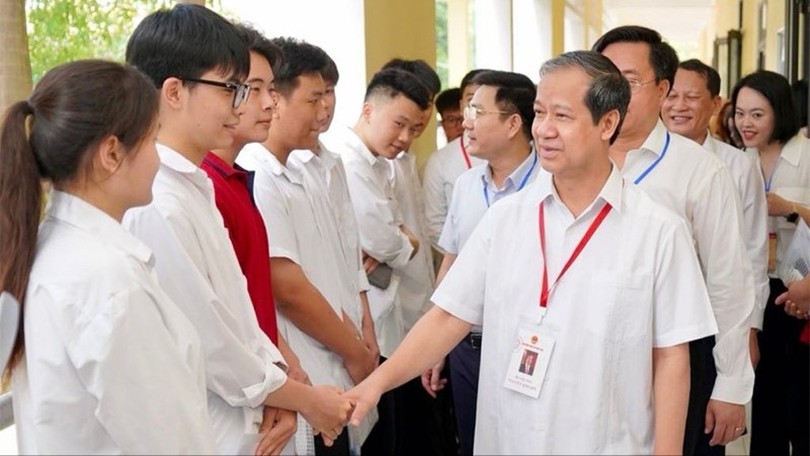 Bộ trưởng GD&ĐT kiểm tra kỳ thi tốt nghiệp THPT 2025