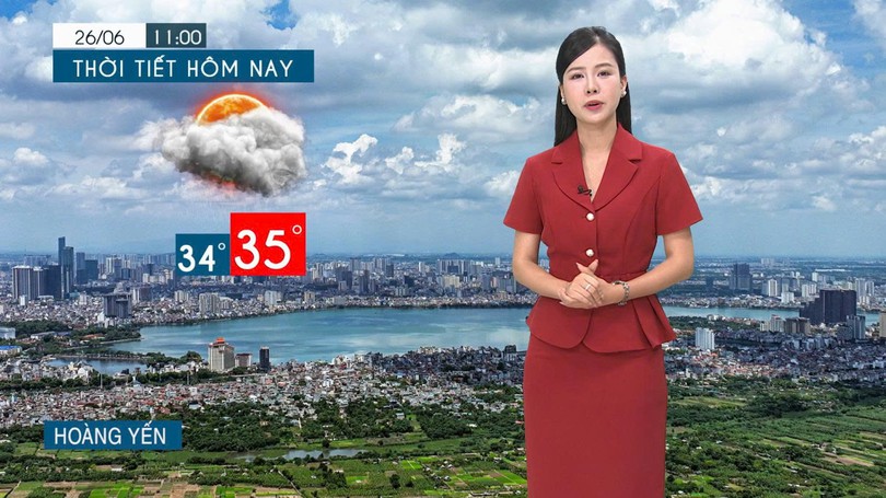 Dự báo thời tiết tối | 26/06/2025