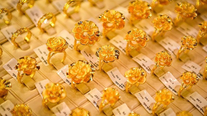 Giá vàng trong nước đồng loạt tăng mạnh