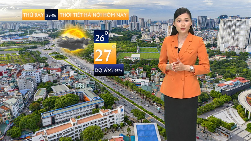 Dự báo thời tiết sáng | 28/06/2025