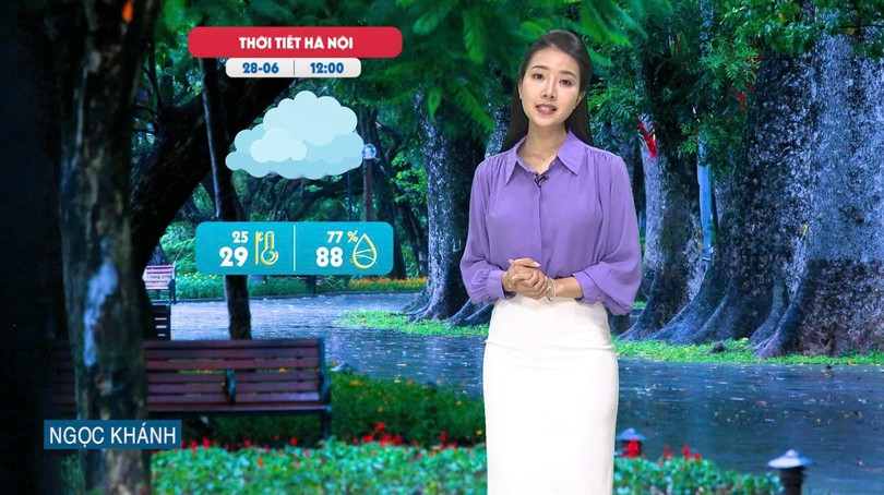 Dự báo thời tiết trưa | 28/06/2025