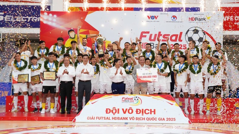 Thái Sơn Nam vô địch futsal HDBank VĐQG 2025