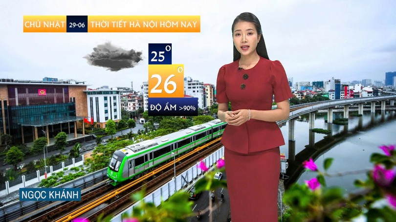 Dự báo thời tiết sáng | 29/06/2025