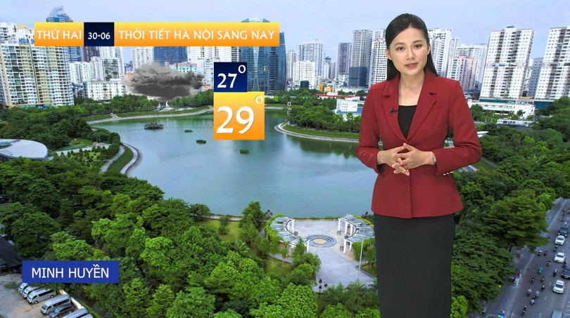 Dự báo thời tiết trưa | 30/06/2025