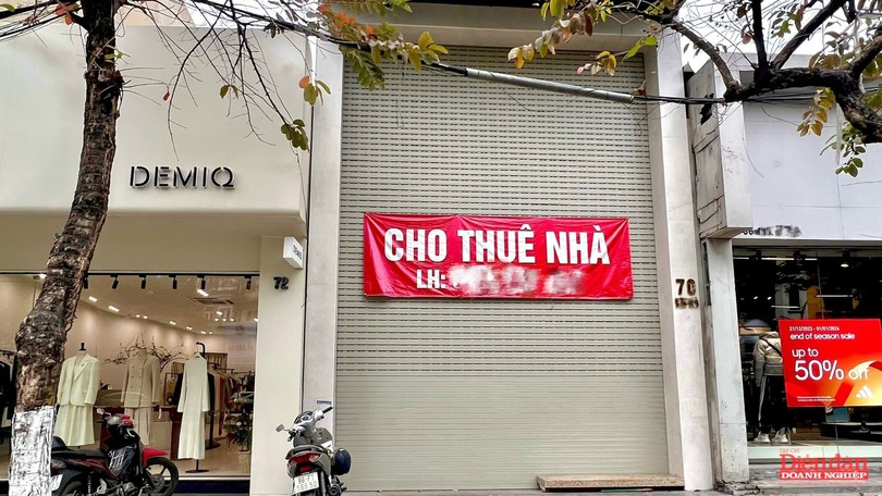 Nhiều mặt bằng cho thuê bỏ trống nhưng giá vẫn cao