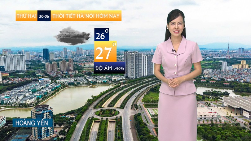 Dự báo thời tiết sáng | 30/06/2025