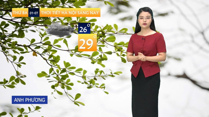 Dự báo thời tiết trưa | 01/07/2025