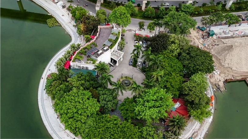 Thu hồi hơn 5.600m2 bán đảo hồ Đống Đa làm vườn hoa