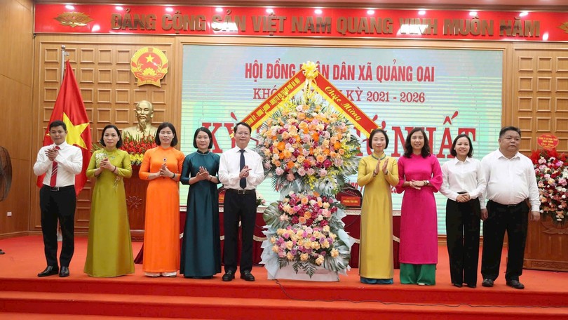 Xã Quảng Oai nâng cao chất lượng phục vụ người dân