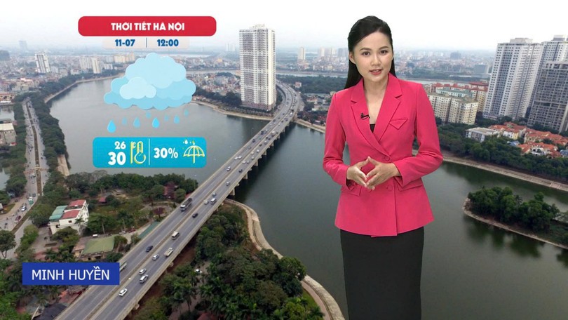Dự báo thời tiết trưa | 11/07/2025