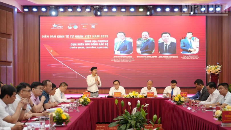 Đối thoại kinh tế tư nhân vùng Đông Bắc Bộ năm 2025