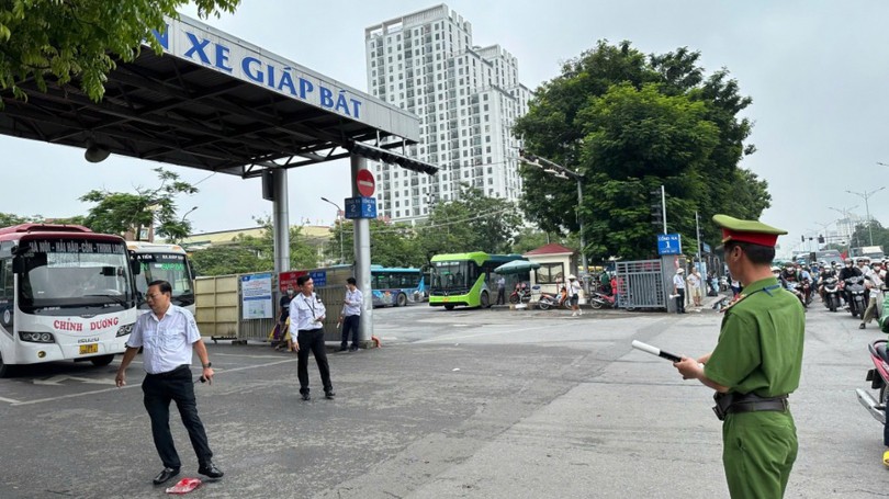 Đảm bảo trật tự đô thị quanh bến xe Giáp Bát