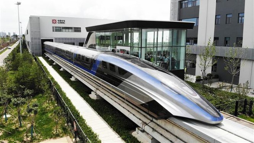 Trung Quốc ra mắt tàu đệm từ 600km/h nhanh nhất thế giới