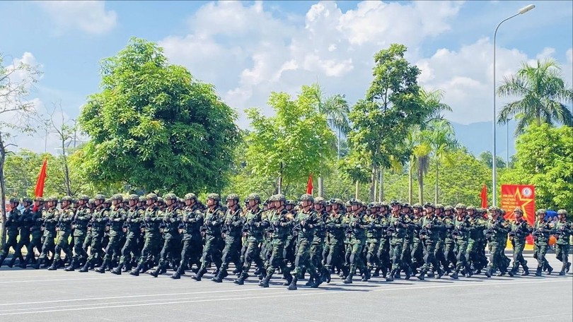 Tổng hợp luyện các lực lượng vũ trang diễu binh, diễu hành A80