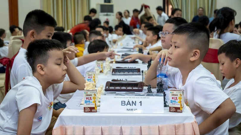 Khai mạc Giải vô địch cờ Vua trẻ xuất sắc Quốc gia
