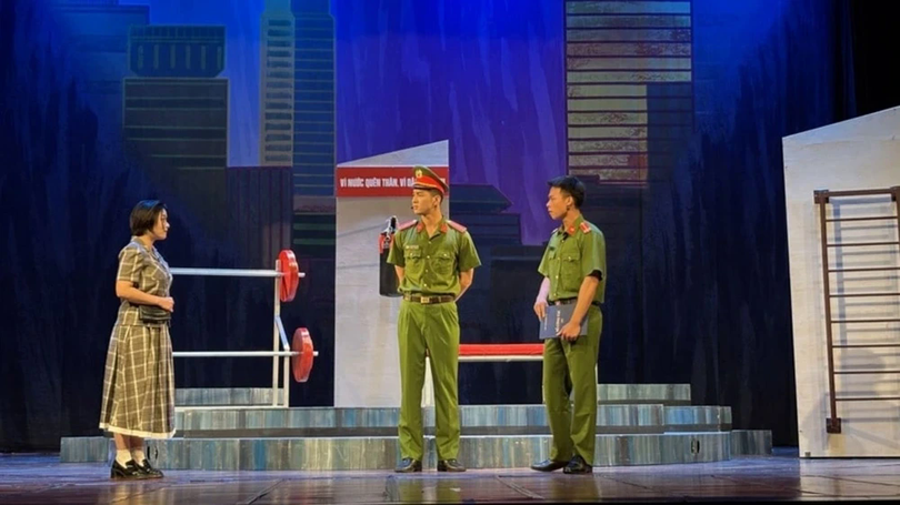 'Đối mặt' - vở kịch đặc sắc về người chiến sĩ CAND