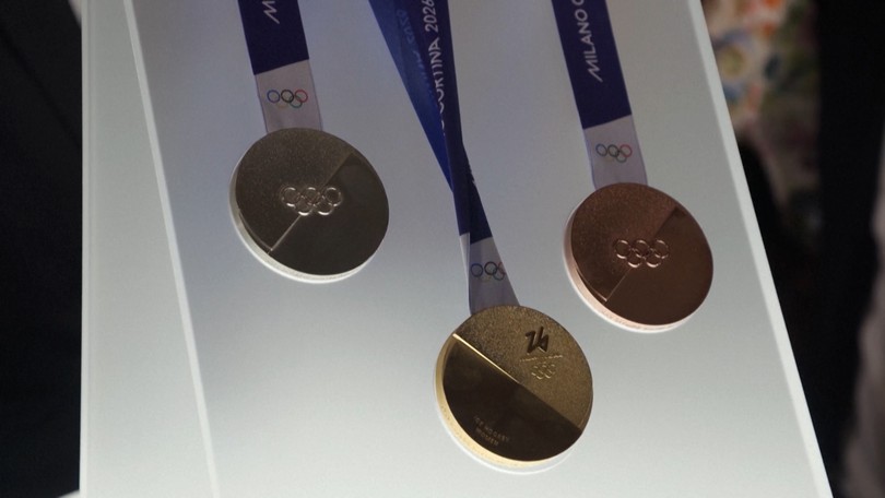 Italia trưng bày huy chương cho Thế vận hội mùa Đông 2026