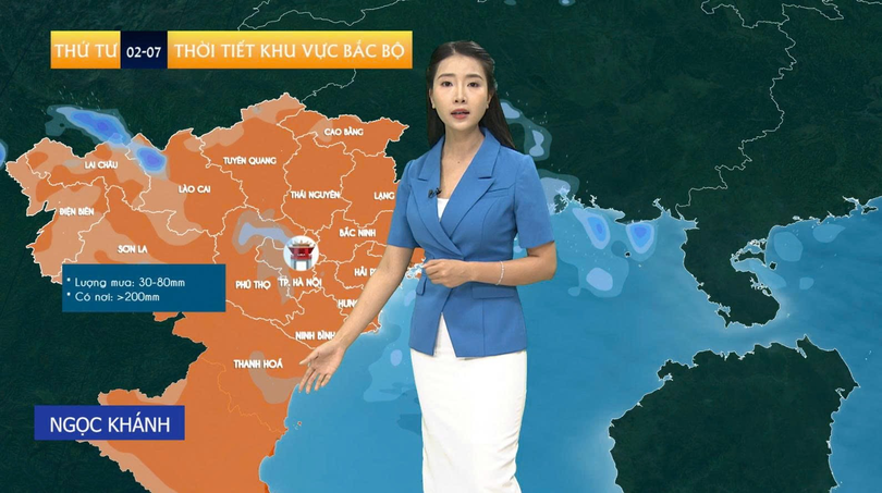 Dự báo thời tiết trưa | 02/07/2025