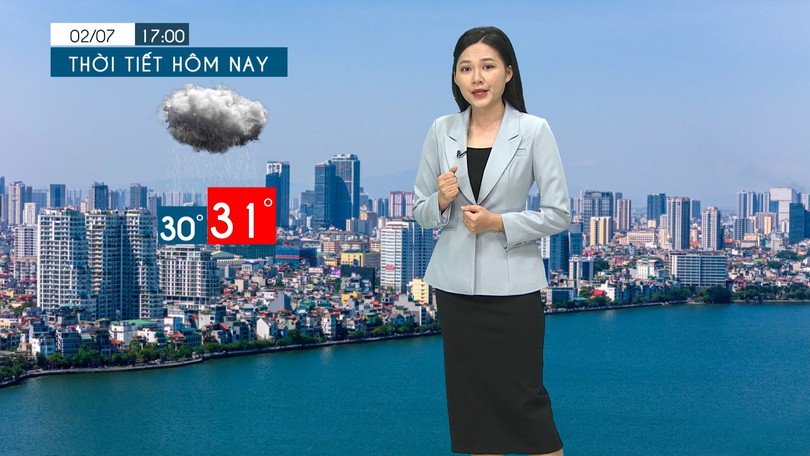 Dự báo thời tiết trưa | 02/07/2025