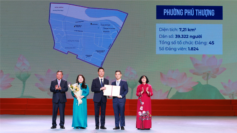 Phường Phú Thượng: Những thông tin chi tiết sau sắp xếp