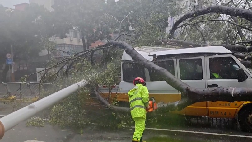 Trung Quốc duy trì ứng phó khẩn cấp sau bão Wipha