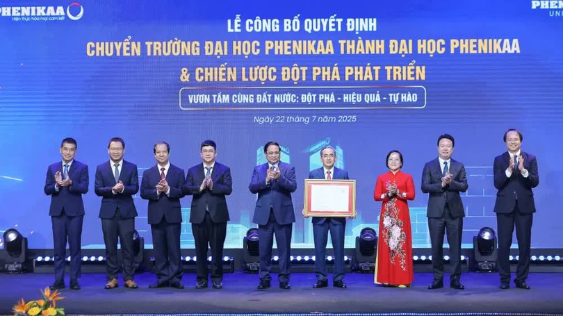 Công bố quyết định chuyển Trường ĐH Phenikaa thành Đại học Phenikaa