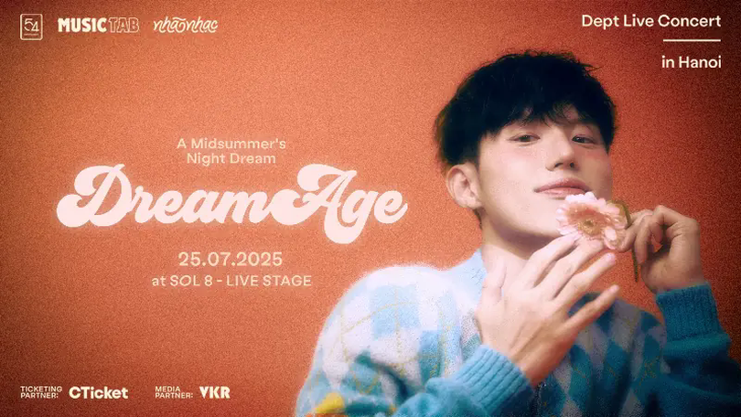 Nghệ sĩ indie Dept mang ‘Dream age tour 2025’ đến Hà Nội