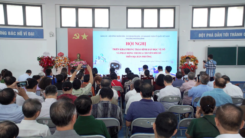 Phường Khương Đình phát động phong trào bình dân học vụ số