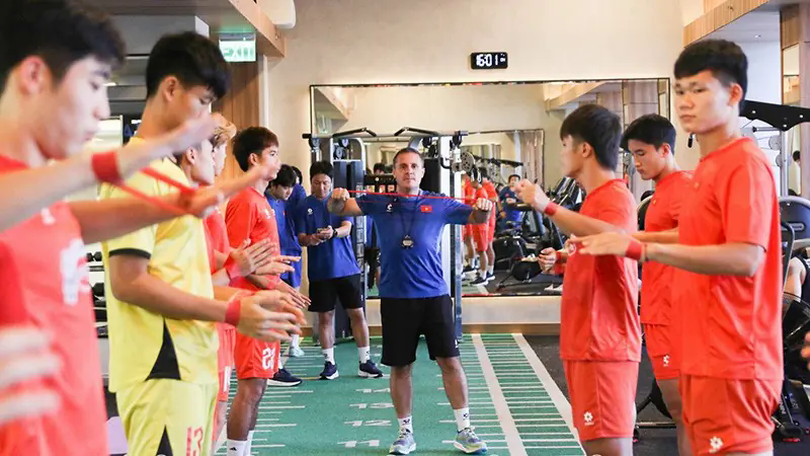 U23 Việt Nam chuẩn bị về thể lực cho trận chung kết