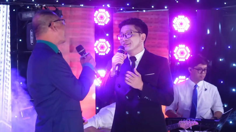 NSND Đức Long song ca cùng học trò Đào Trọng Hải