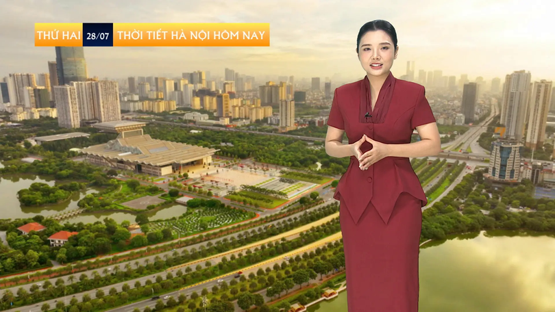 Dự báo thời tiết trưa | 28/07/2025