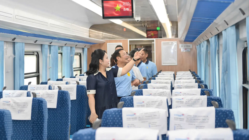 Sắp khai thác đoàn tàu chất lượng cao tuyến Hà Nội-Đồng Hới