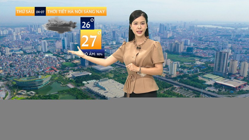 Dự báo thời tiết sáng | 03/07/2025