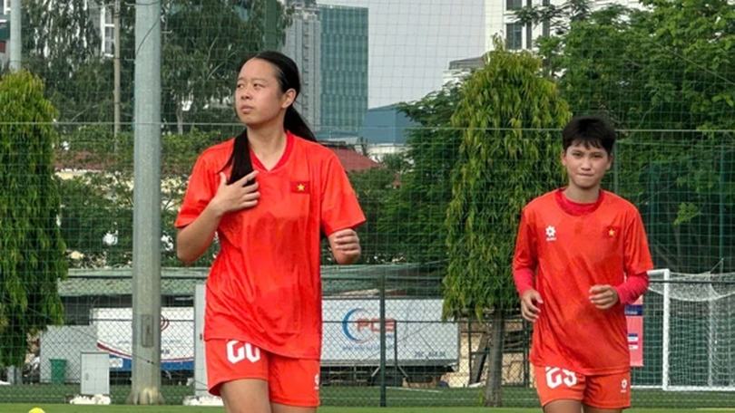 Tân binh Việt kiều hội quân cùng ĐT U20 nữ Việt Nam
