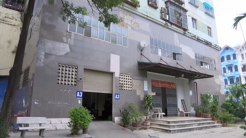 Lãng phí diện tích tầng 1 tại các khu tái định cư