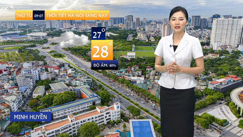 Dự báo thời tiết sáng | 09/07/2025