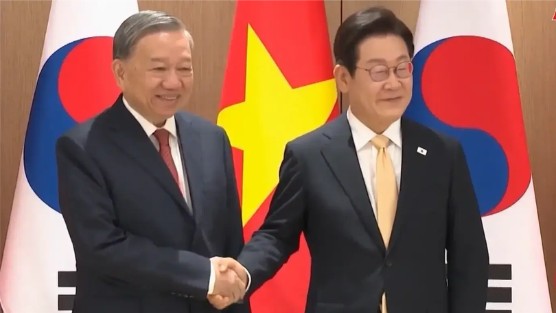 Tổng Bí thư Tô Lâm hội đàm với Tổng thống Hàn Quốc
