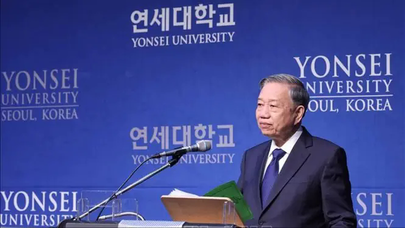 Tổng Bí thư phát biểu chính sách tại Đại học Yonsei