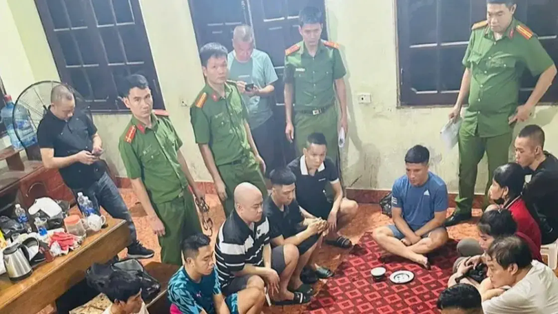 Triệt phá sới bạc quy mô lớn ở Phú Thọ