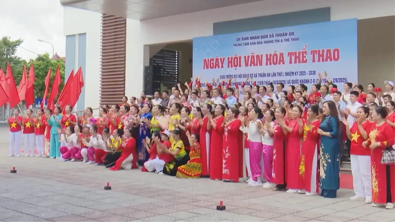450 vận động viên dự Ngày hội Thể thao xã Thuận An