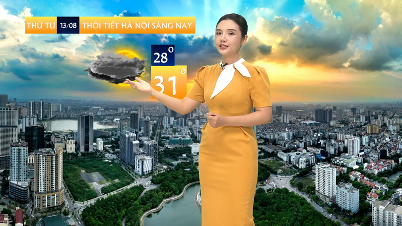 Dự báo thời tiết trưa | 13/08/2025