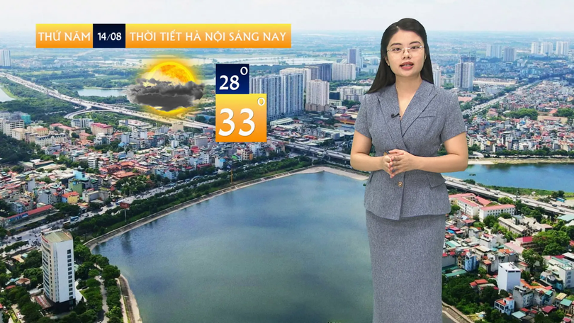Dự báo thời tiết trưa | 14/08/2025