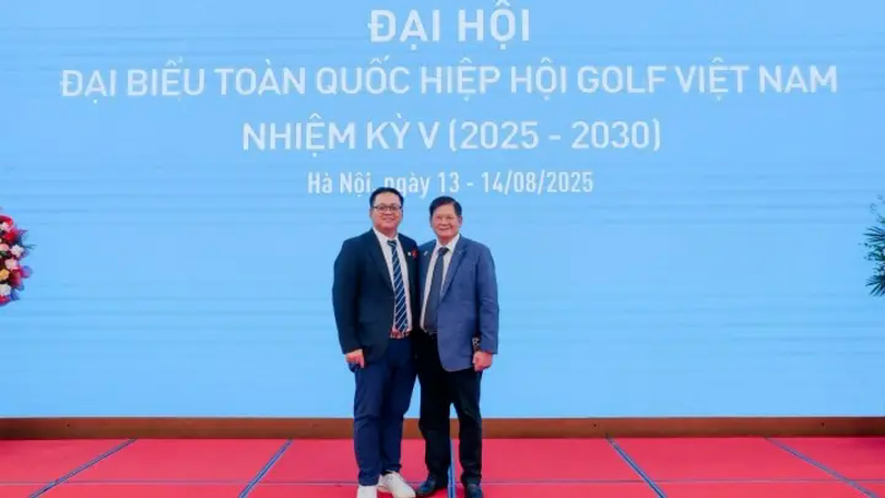 Ông Lê Kiên Thành tái đắc cử Chủ tịch Hiệp hội Golf Việt Nam